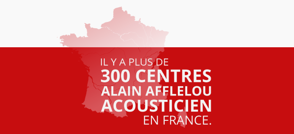 il y a plus de 300 centres alain afflelou acousticien en france