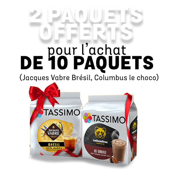 achetez 12 paquets au choix - la machine Happy ou Style à 39€ au lieu de 85€